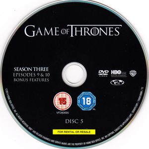 Game Of Thrones - The Complete Third Season