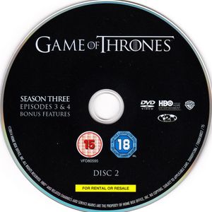 Game Of Thrones - The Complete Third Season