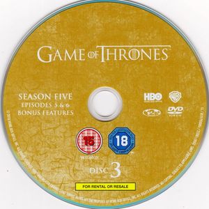 Game Of Thrones - The Complete Fifth Season