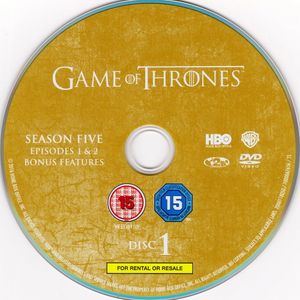 Game Of Thrones - The Complete Fifth Season