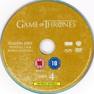 Game Of Thrones - The Complete Fifth Season