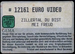 Zillertal du bist mei Freud'