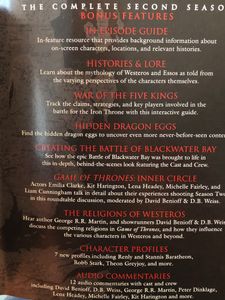 Game Of Thrones: The Complete Second Season