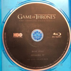 Game Of Thrones: The Complete Third Season