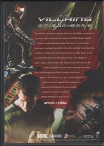 The Villains Of Spider-Man 3 (Collector's Bonus Disc)