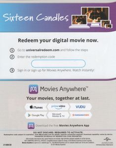 Sixteen Candles (35th Anniversary Limited Edition)