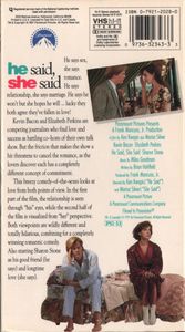 He Said, She Said