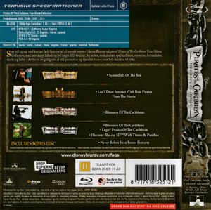 Pirates Of The Caribbean - Four-Movie Collection