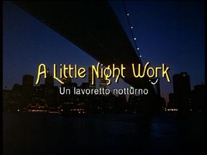A Little Night Work