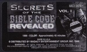 Secrets Of The Bible Code Revealed