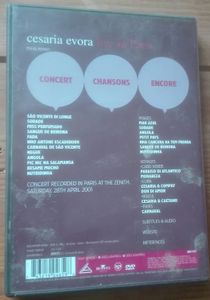 Cesaria Evora Live In Paris