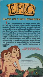 Epic: Days Of The Dinosaurs
