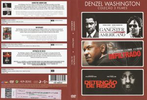 Denzel Washington Coleção 3 Filmes: Gangster Americano / Infiltrado / Detençao De Risco