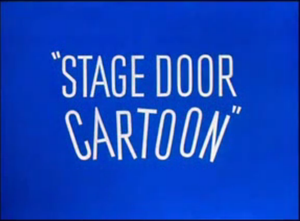 Stage Door Cartoon