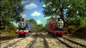Thomas And James Are Racing