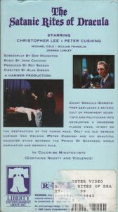 The Satanic Rites Of Dracula
