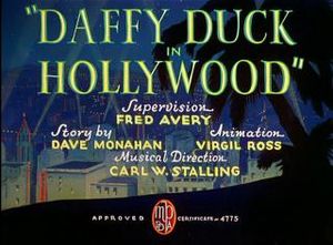 Daffy Duck In Hollywood
