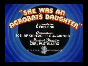 She Was An Acrobat's Daughter