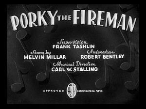 Porky The Fireman