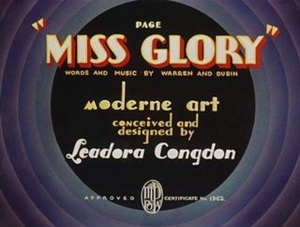 Page Miss Glory