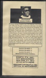 Sanuces Ryu: Tape 3: The Fighting Concepts Of Professor Moses Powell