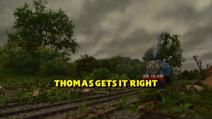 Thomas Gets It Right