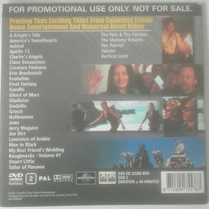 Columbia Tristar DVD Video Highlights 2001