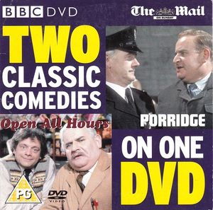 Two Classic Comedies On One DVD - Porridge "A Storm In A Tea Cup" / Open All Hours "The Reluctant Traveller"