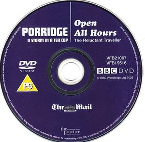 Two Classic Comedies On One DVD - Porridge "A Storm In A Tea Cup" / Open All Hours "The Reluctant Traveller"