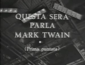 Questa sera parla Mark Twain