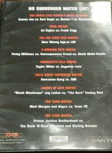 TNA - Cross The Line No Surrender