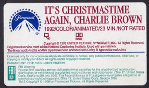 It's Christmas Time Again, Charlie Brown