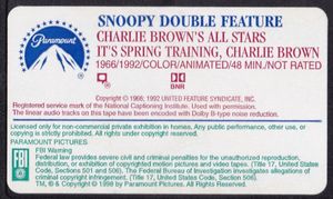 Charlie Brown's All Stars / It's Spring Training, Charlie Brown