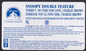 There's No Time For Love, Charlie Brown / Someday You'll Find Her, Charlie Brown