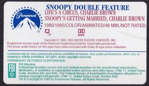 Life's A Circus, Charlie Brown / Snoopy's Getting Married, Charlie Brown