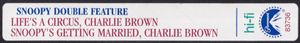 Life's A Circus, Charlie Brown / Snoopy's Getting Married, Charlie Brown