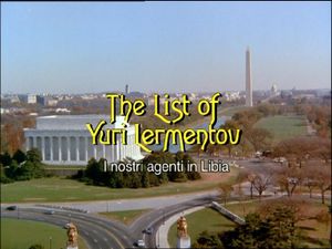 The List Of Yuri Lermentov