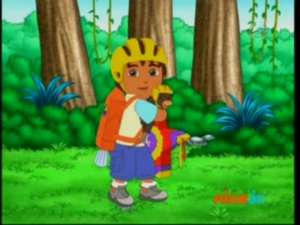 Diego And Porcupine Save The Piñata!
