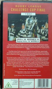 Rugby League. Challenge Cup Final 1982. Hull v Widnes