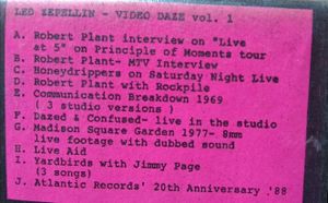 Led Zepellin - Video Daze Vol. 1
