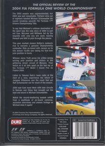 The Official Review Of The 2004 FIA Formula One World Championship: Michael Does It Again!