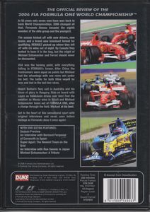 The Official Review Of The 2006 FIA Formula One World Championship: Once Again!