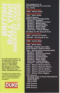 British Rallying: The Greatest Years 1972 - 2000