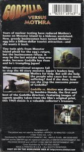 Godzilla Versus Mothra
