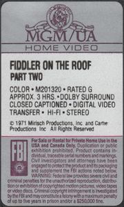 Fiddler On The Roof