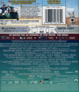 The Adventures Of Tintin - Limited 3D Edition