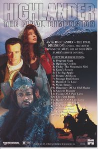 Highlander: The Final Dimension - Special Director's Cut