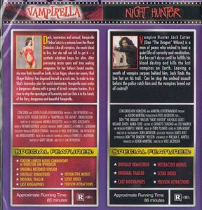 Double Feature: Vampirella And Night Hunter
