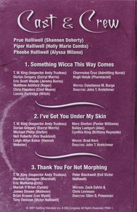 Charmed: The Complete DVD Collection Volume 1: Season One Episodes 1-3