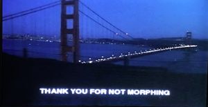 Thank You For Not Morphing